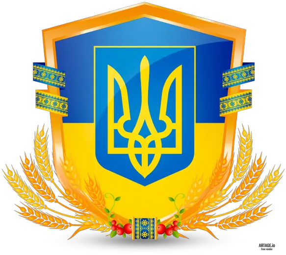 Ukraine trident PNG
