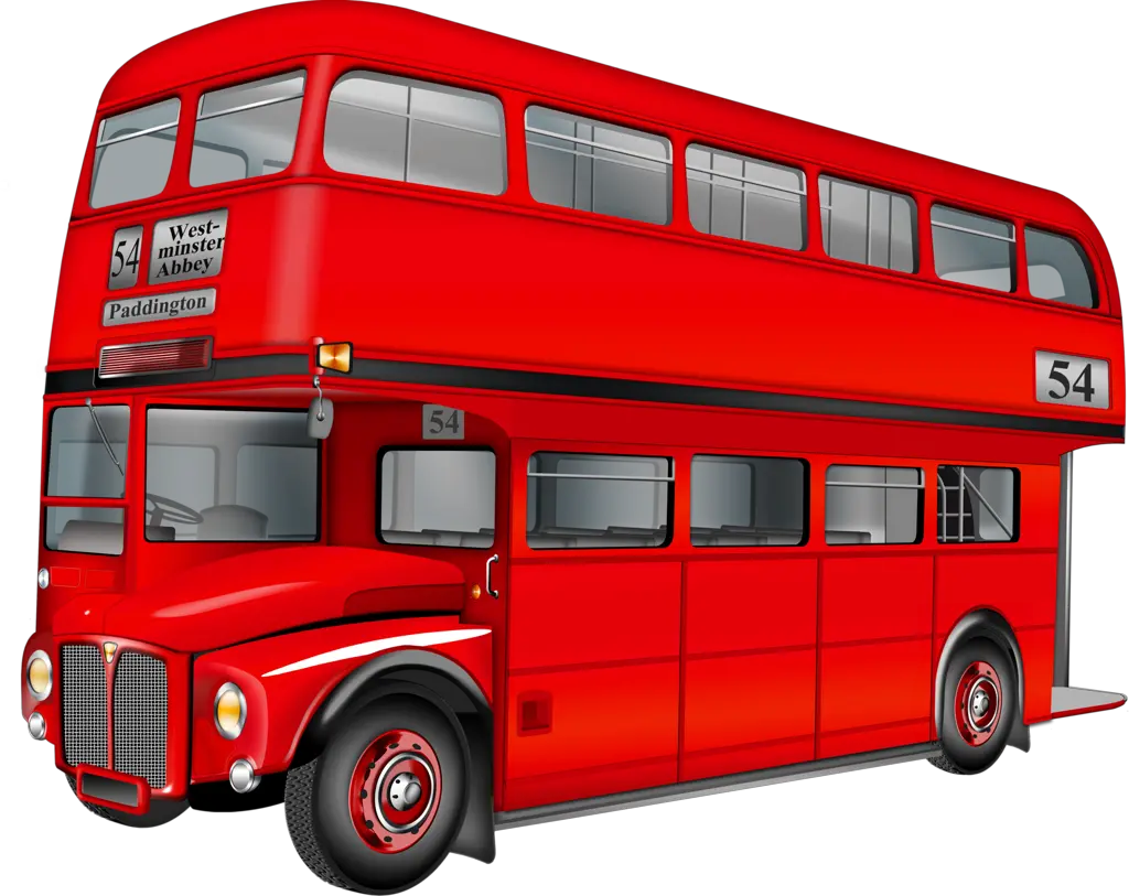 England London bus PNG