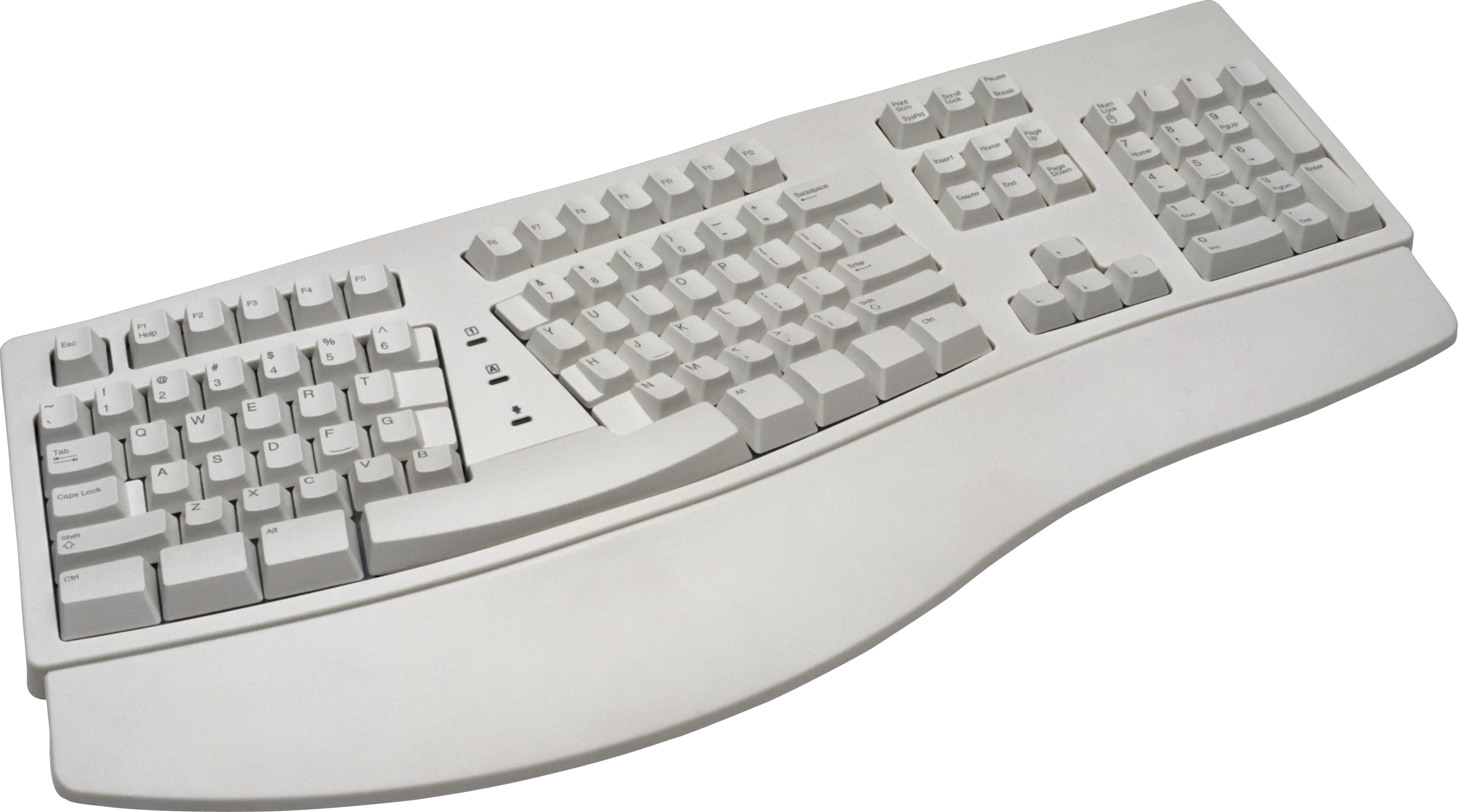 White keyboard PNG image