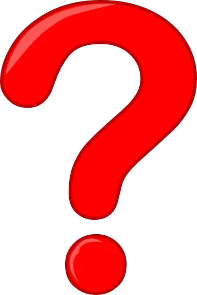red Question mark PNG