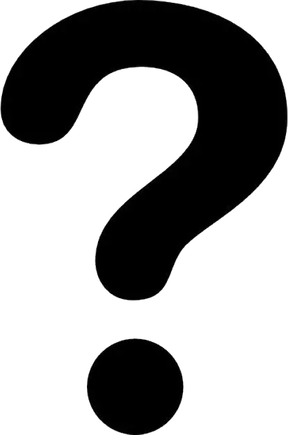 Question mark PNG ? icon PNG black