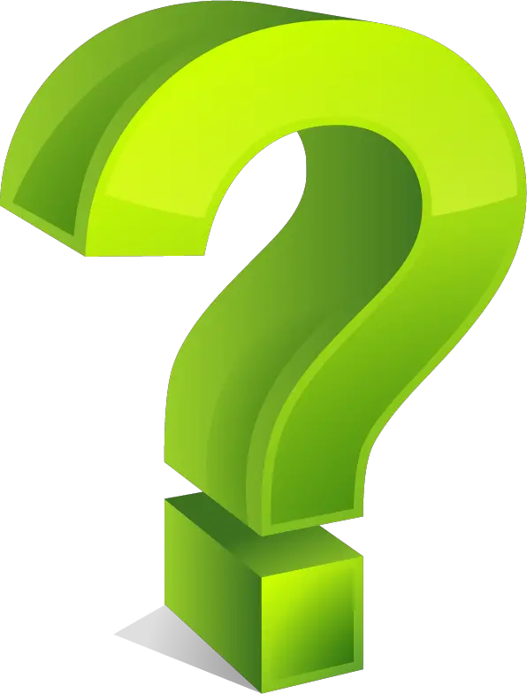 green Question mark PNG