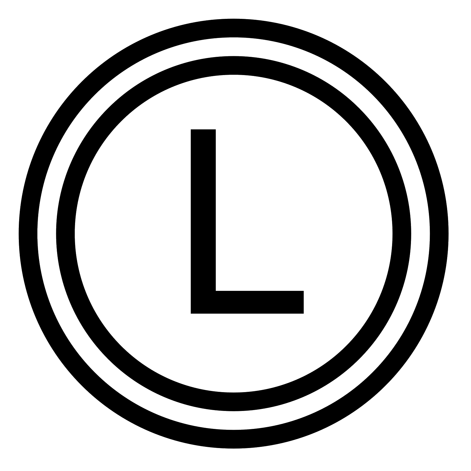 Letter L PNG