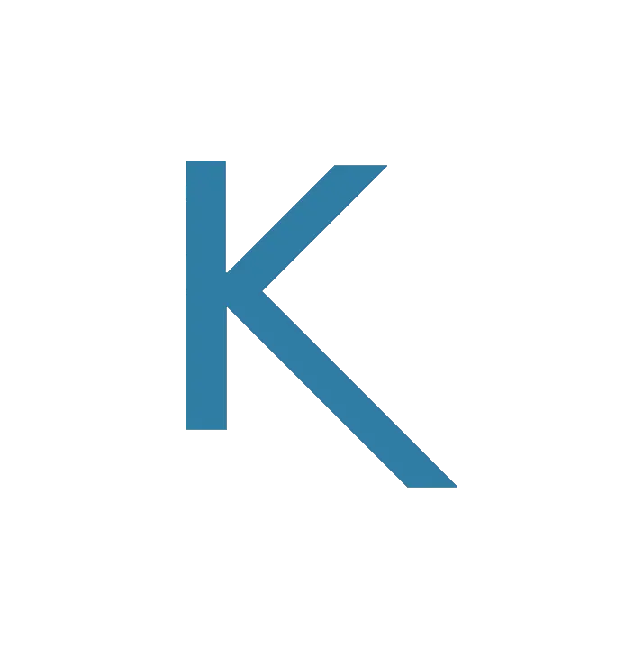 Letter K PNG