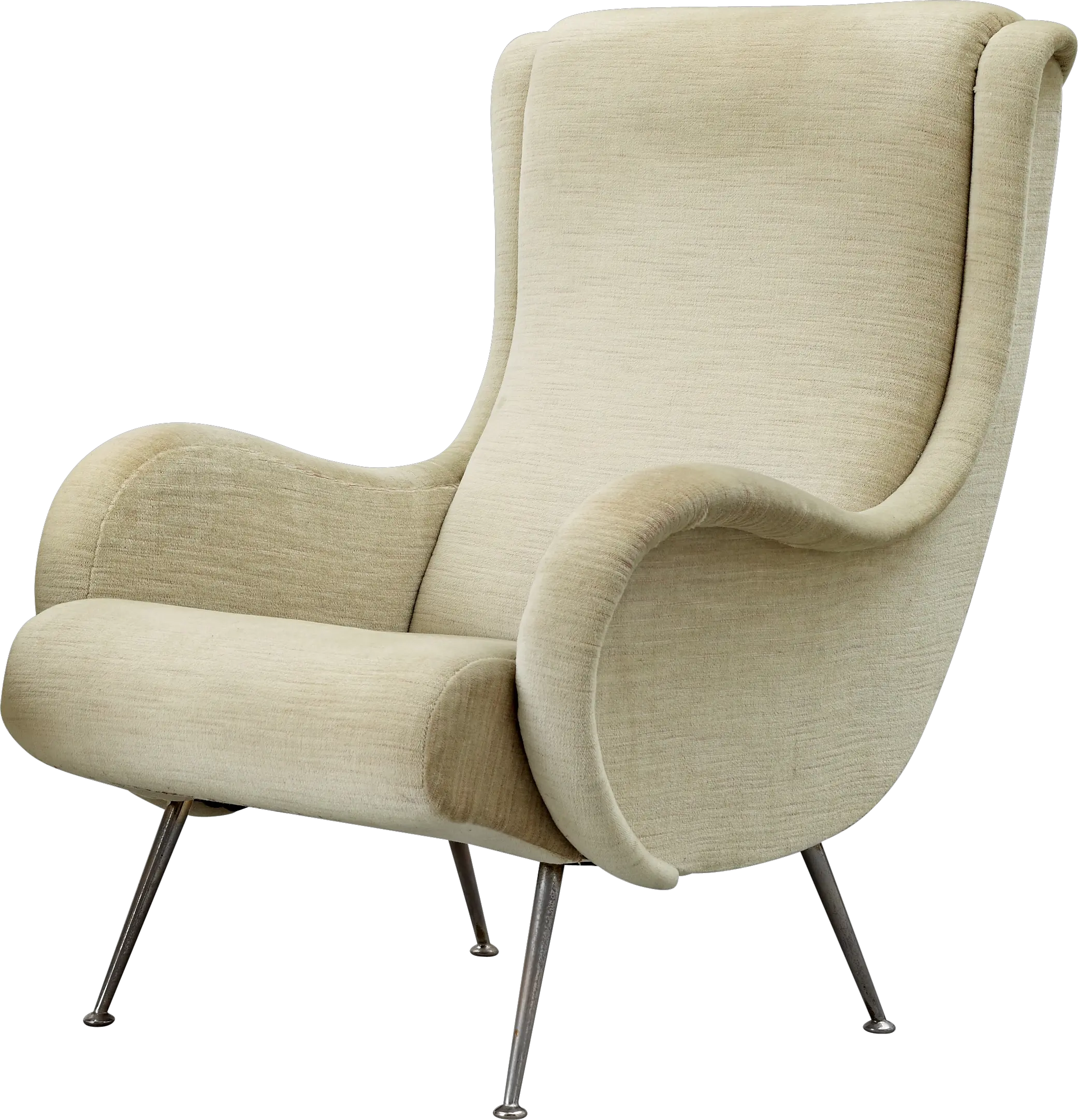 White armchair PNG image
