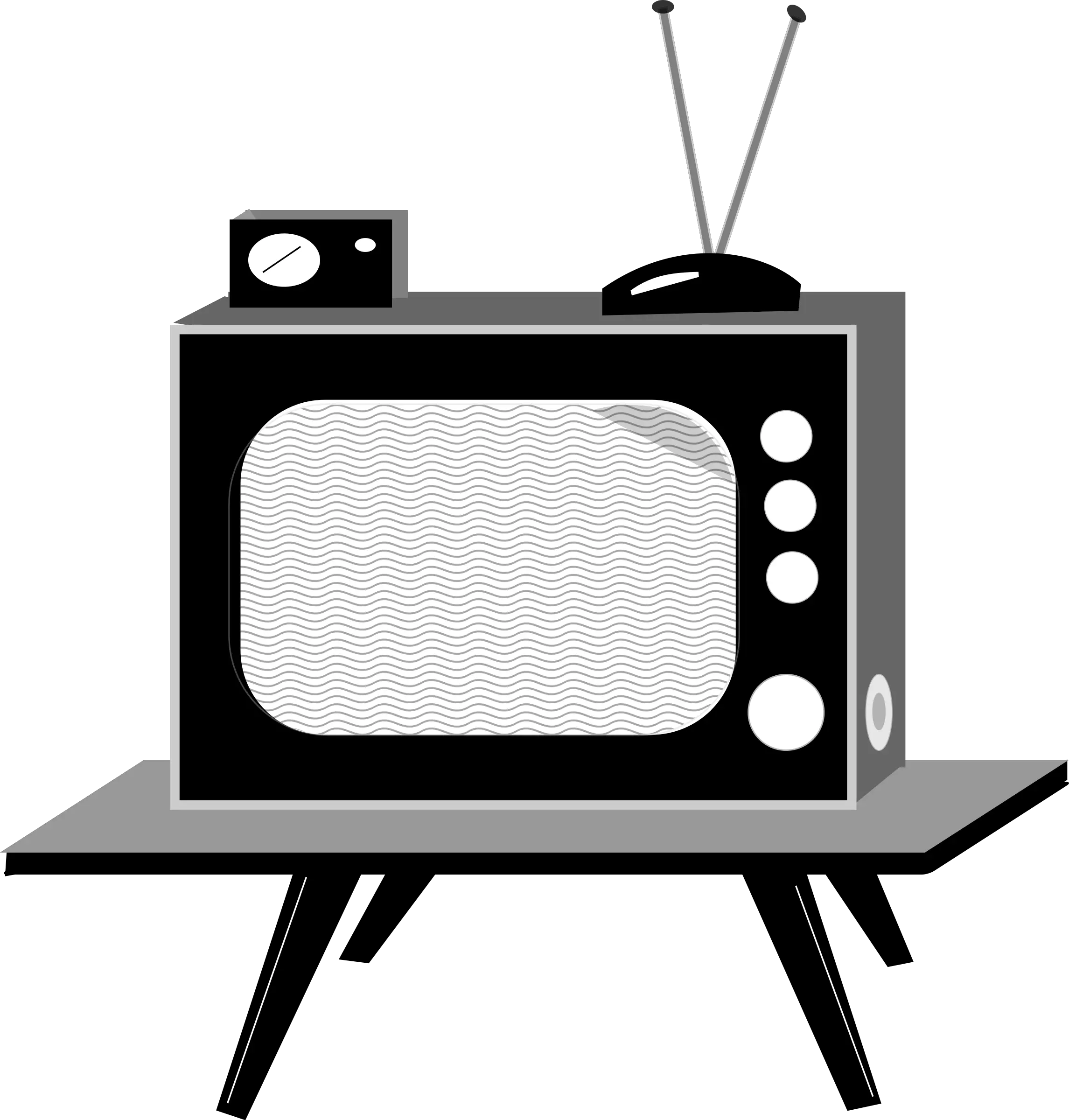 Old TV PNG