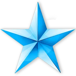 blue star PNG image