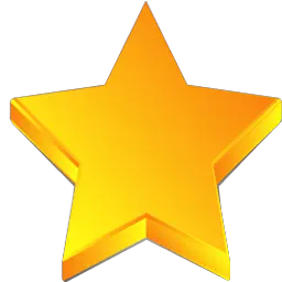 gold star PNG image