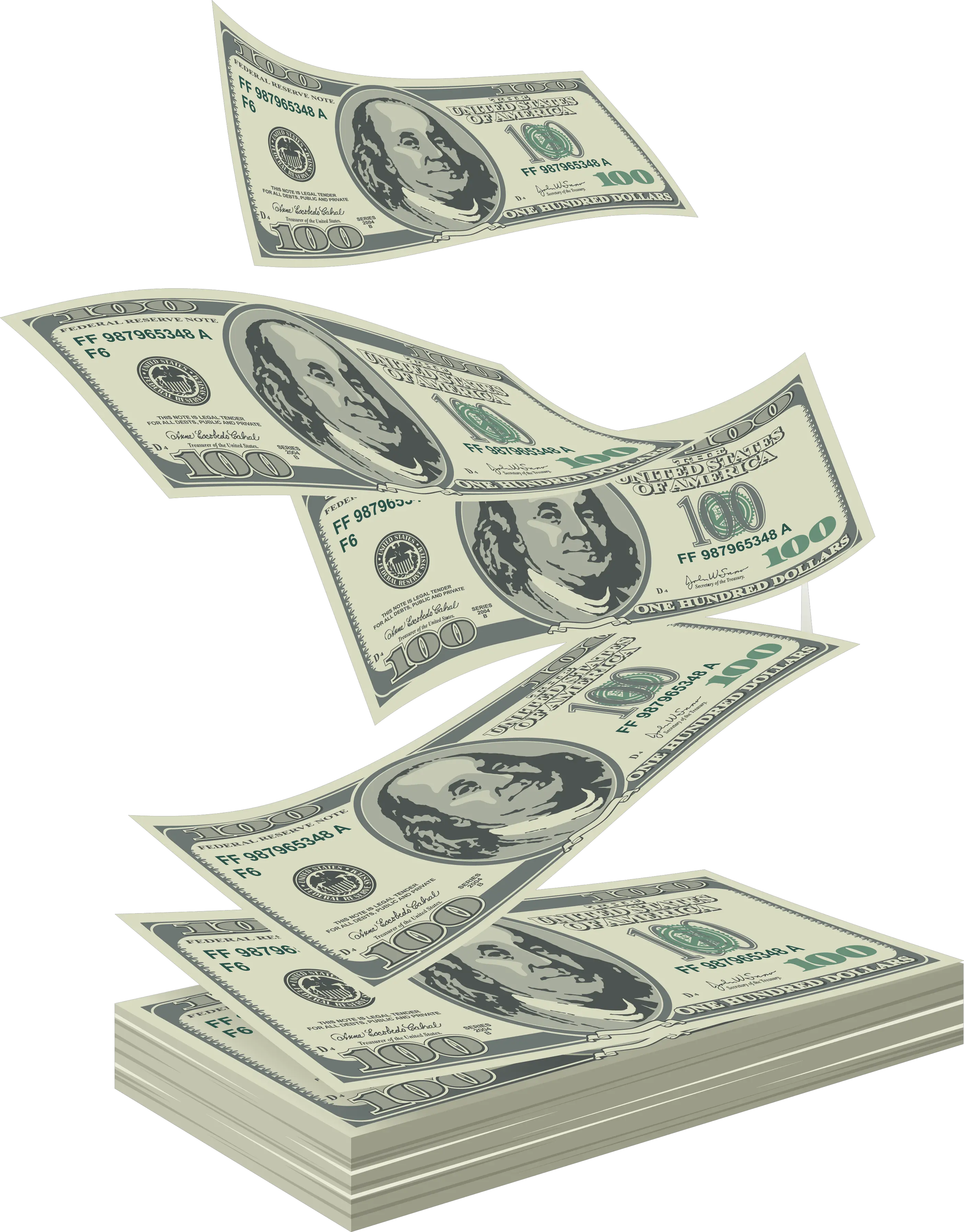 Money dollars PNG image