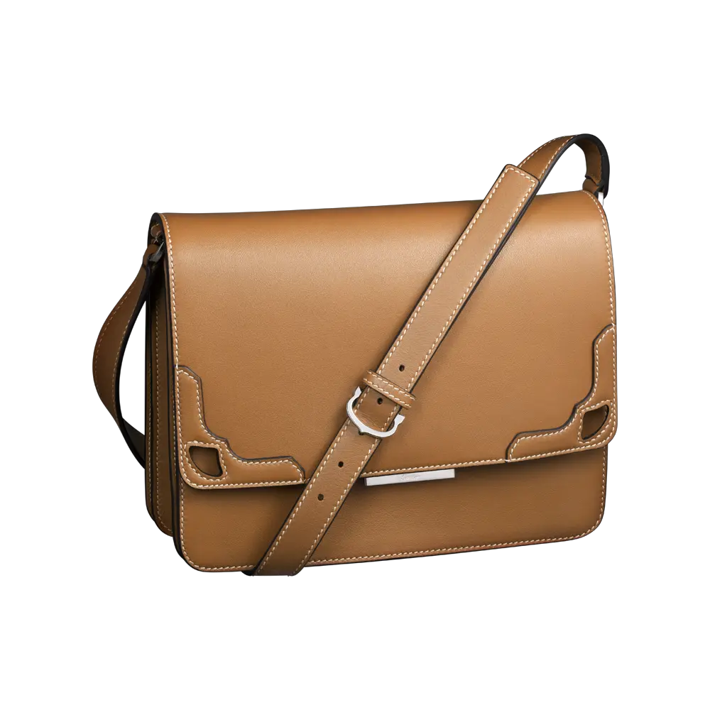 Leather women bag PNG image