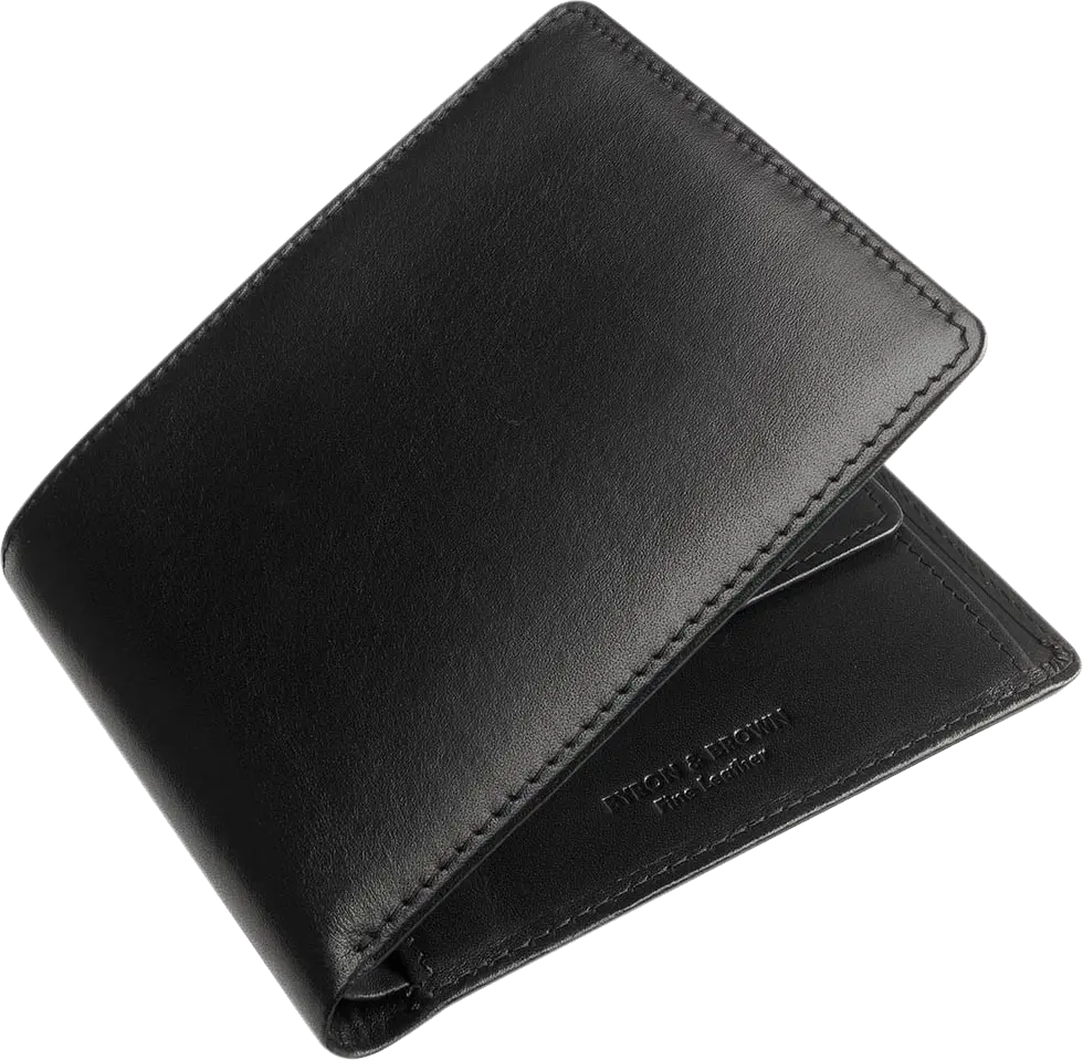 Black wallet PNG image