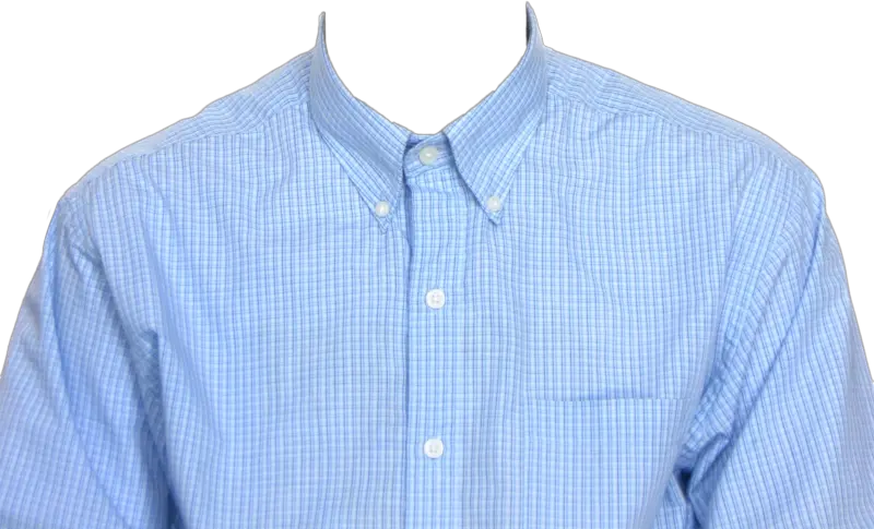 Blue dress shirt PNG image