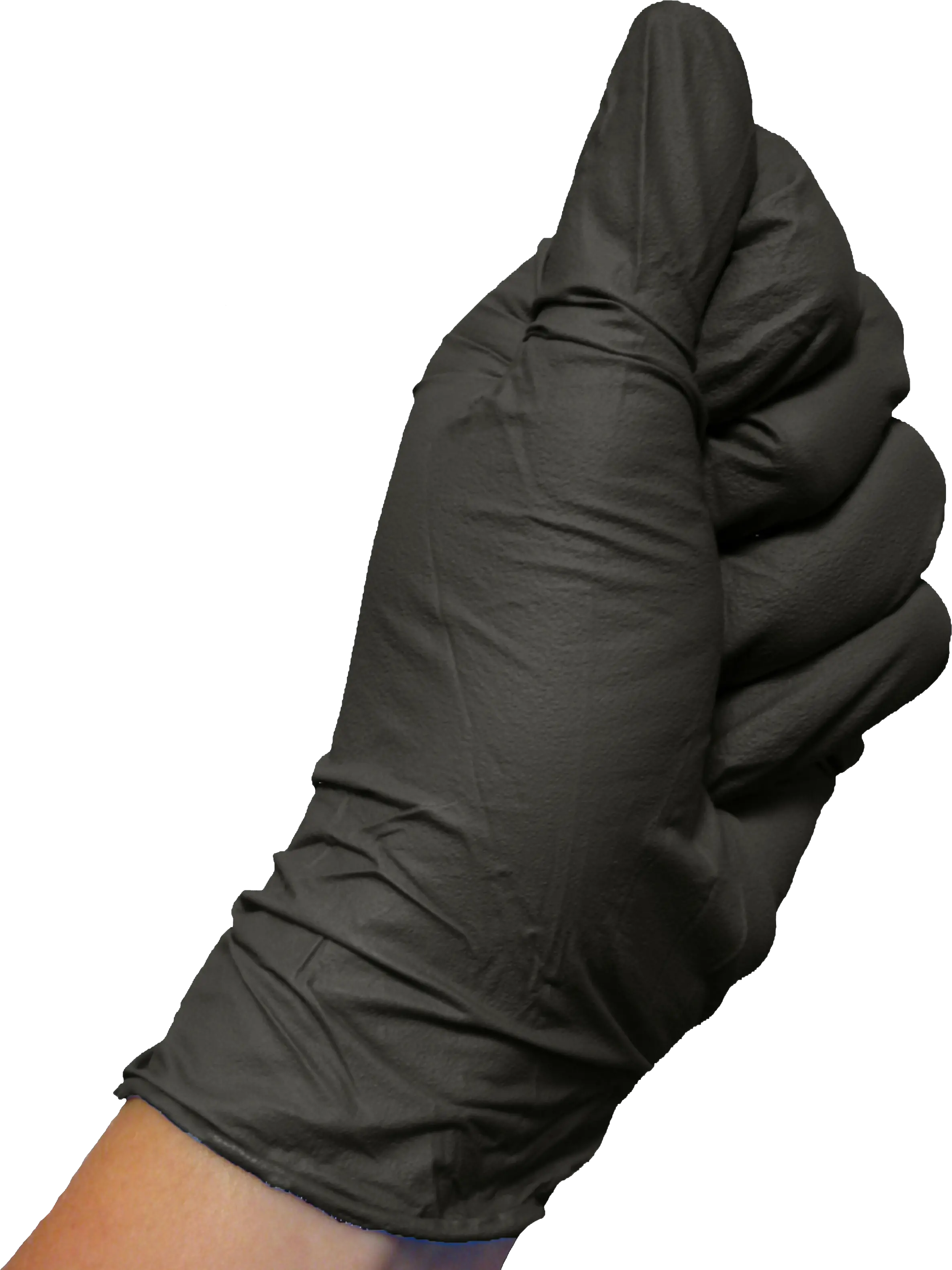 Glove on hand PNG image