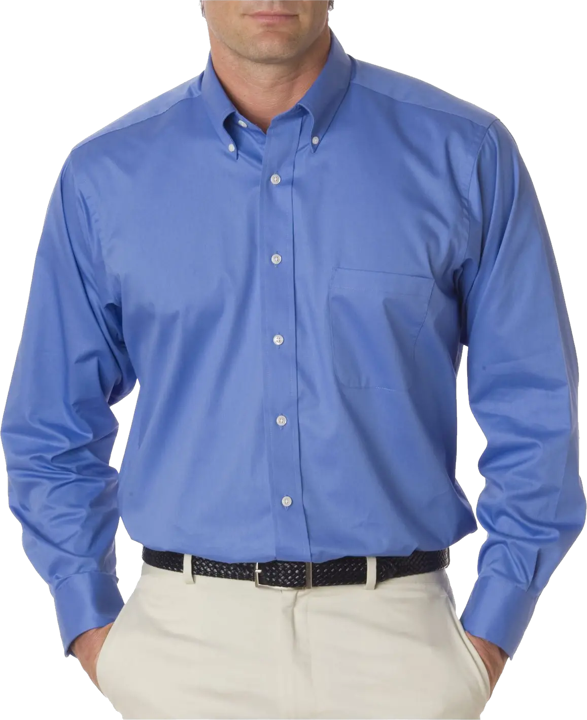 Blue dress shirt PNG image