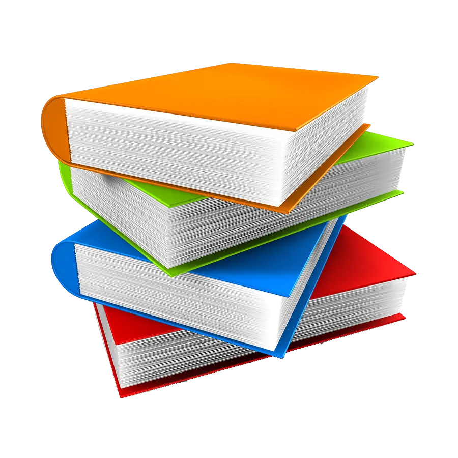 Books PNG image with transparency background