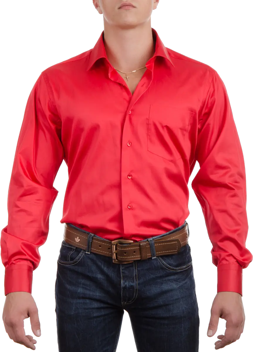 Red dress shirt PNG image