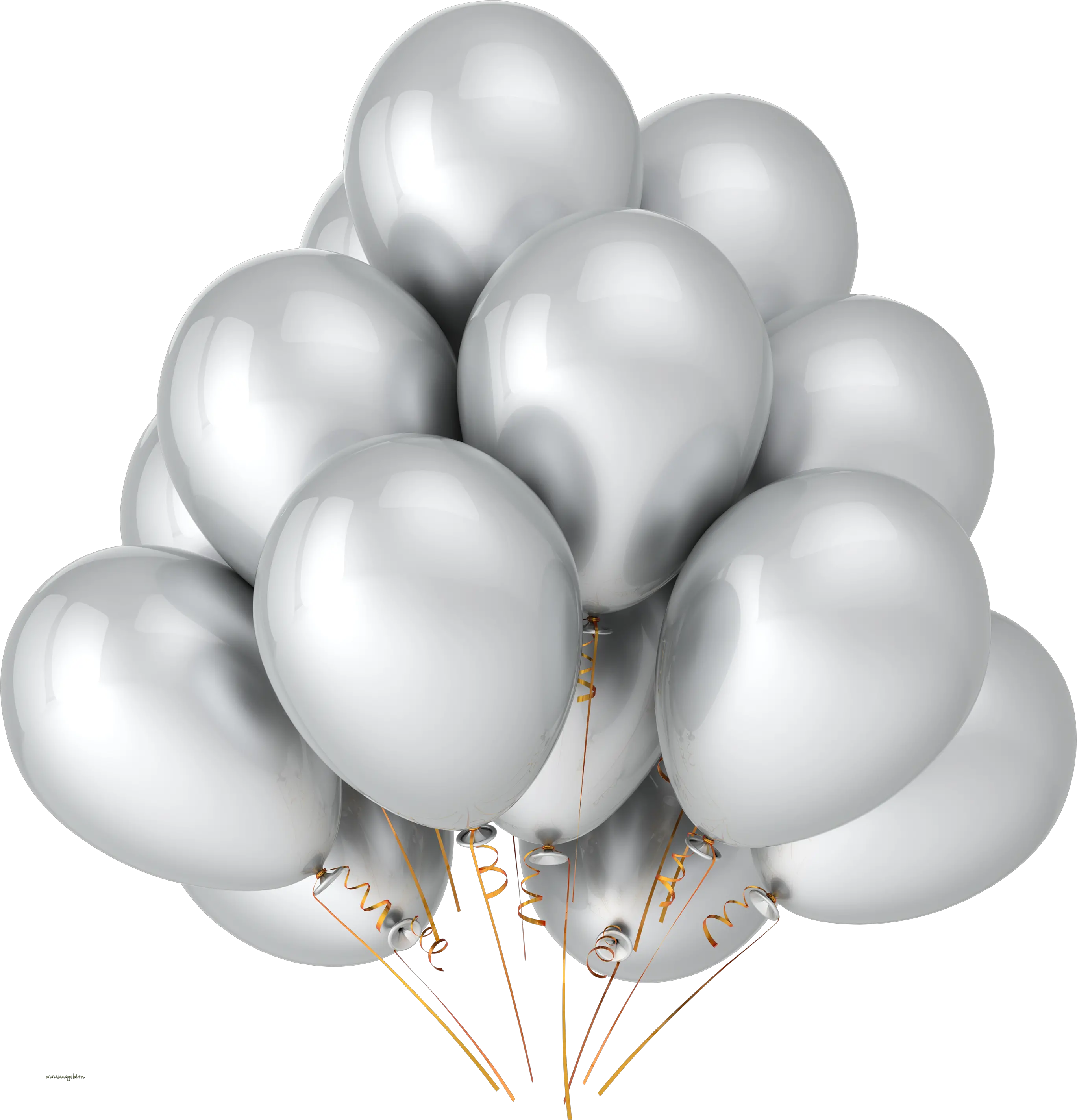 Yellow balloons PNG image free download balloons