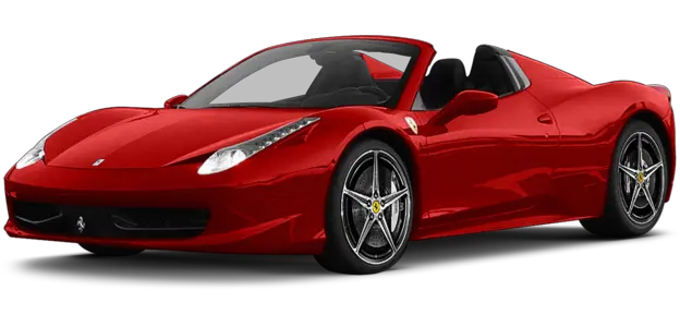 red ferrari car PNG image