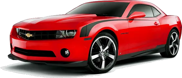 red Chevrolet Camaro PNG