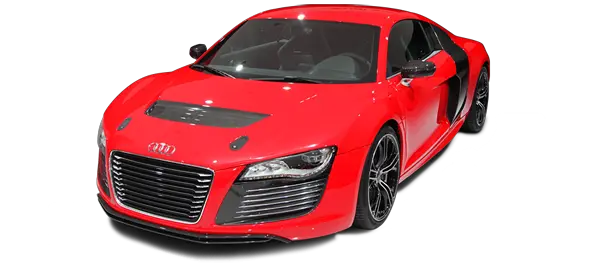 red R8 AUDI PNG car image
