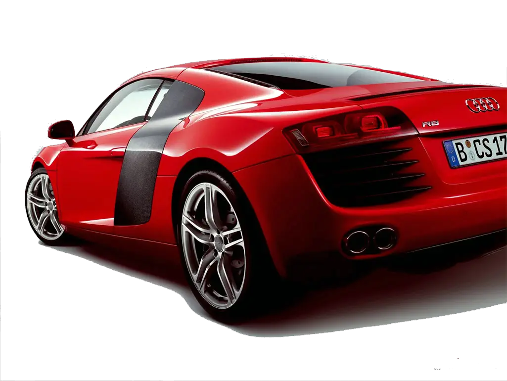 red r8 AUDI PNG car image
