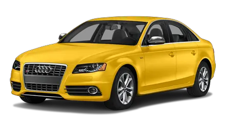 Yellow AUDI PNG car image
