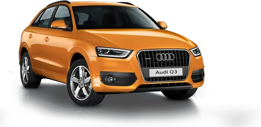 Orange AUDI PNG car image