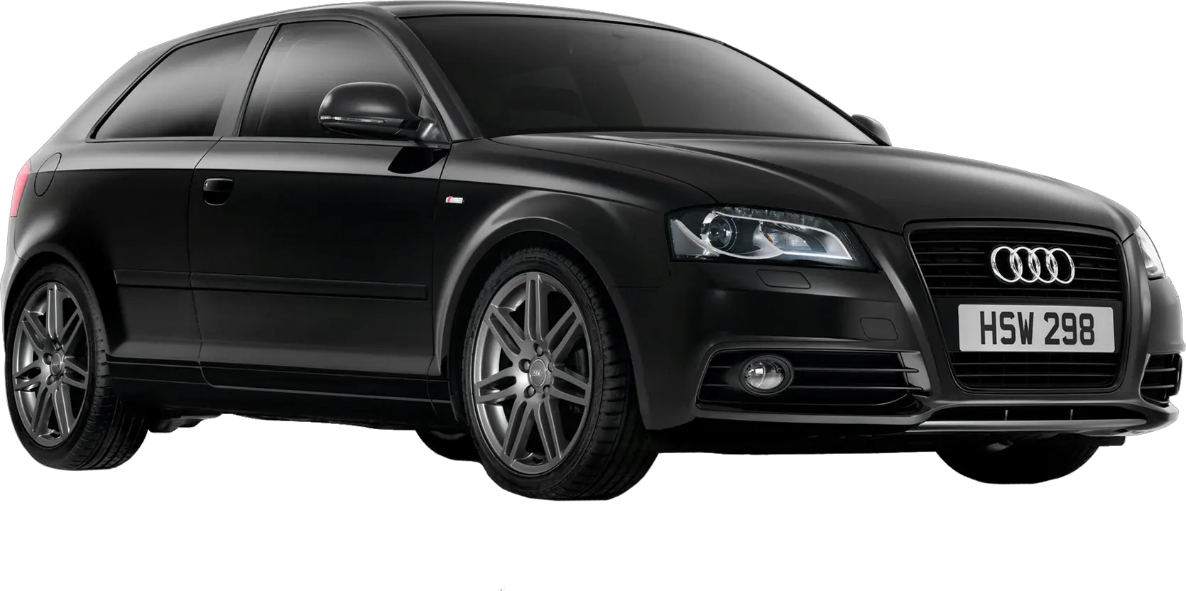 Black AUDI PNG car image