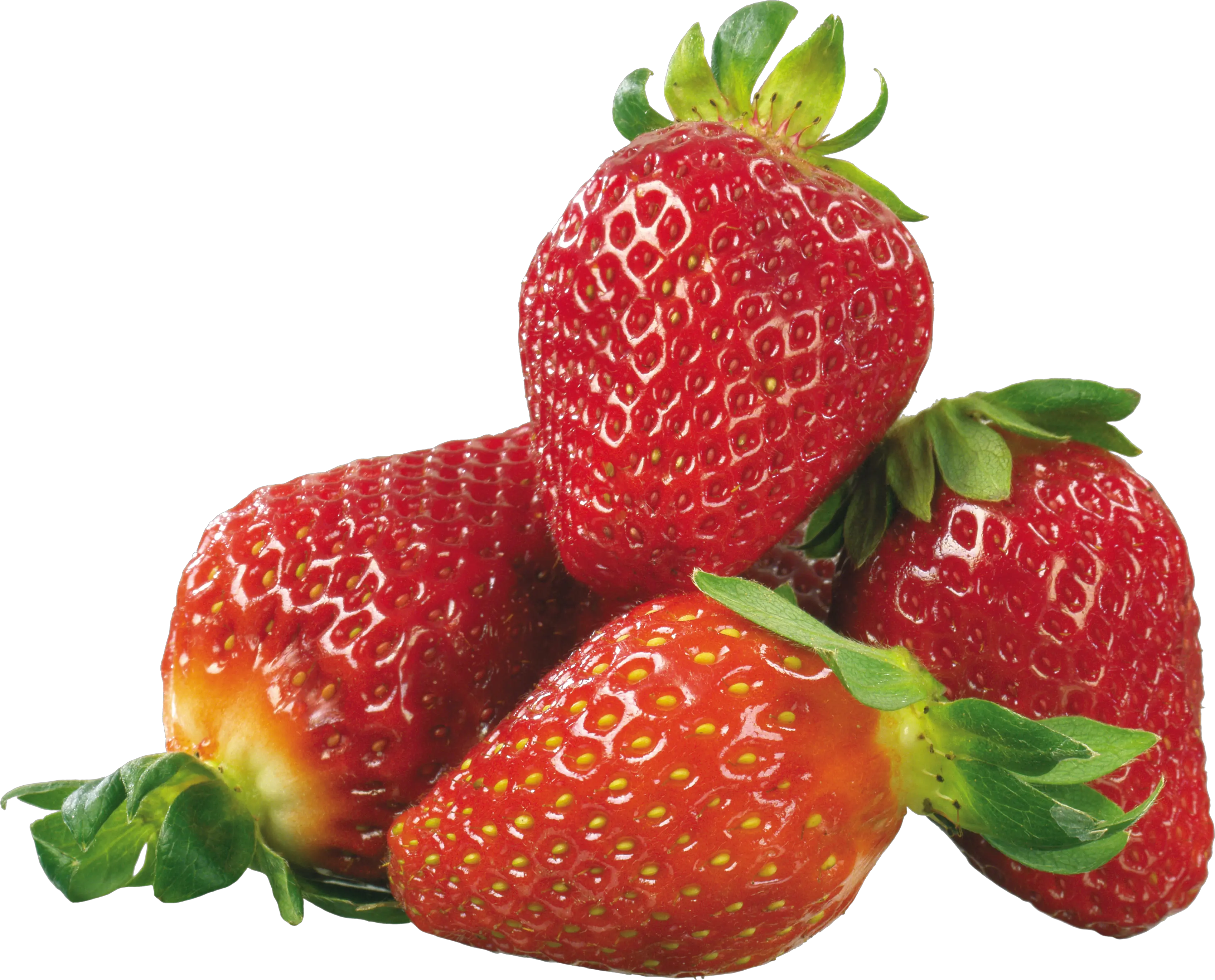 red strawberries PNG