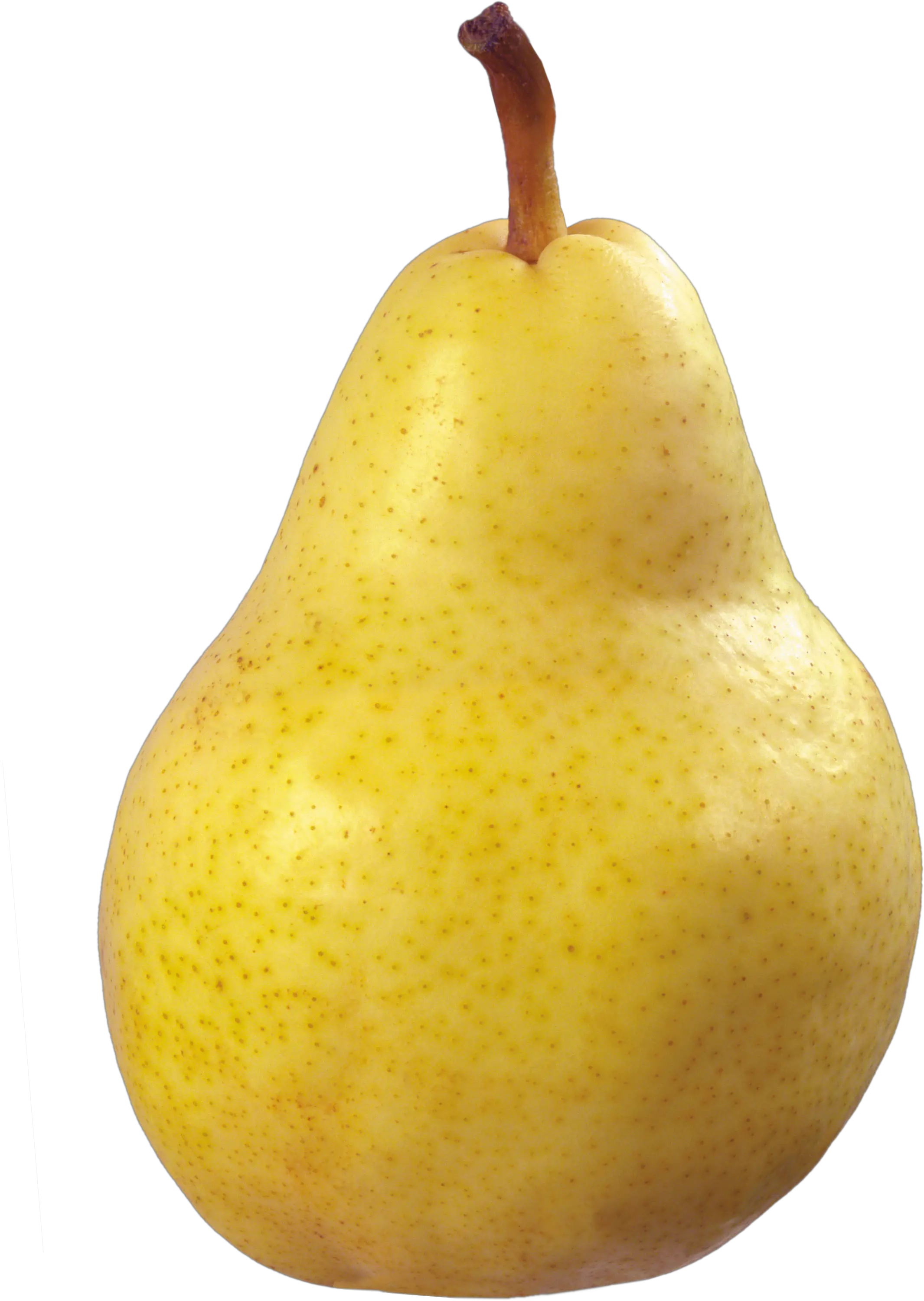 Yellow pear PNG image