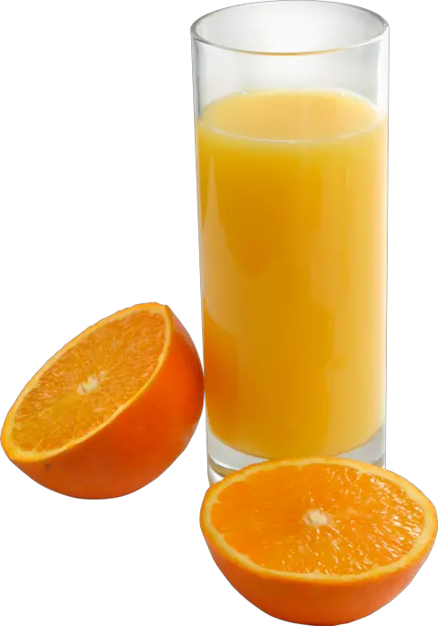Orange juice PNG image