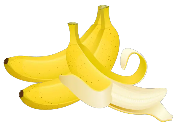 Peeled bananas PNG