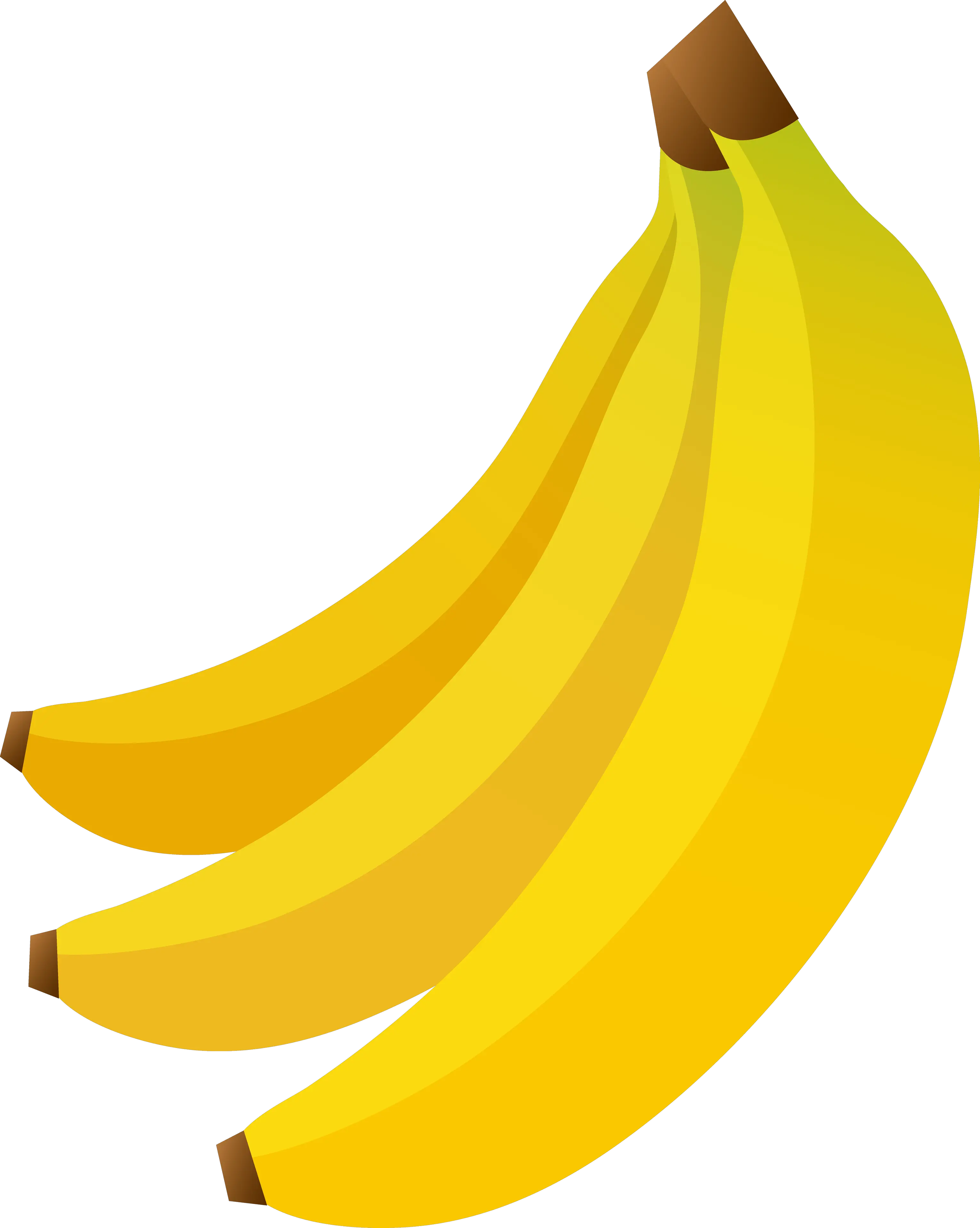 yellow bananas PNG image