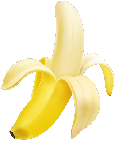 Peeled banana PNG picture