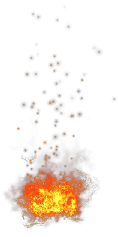 Fire transparent PNG image