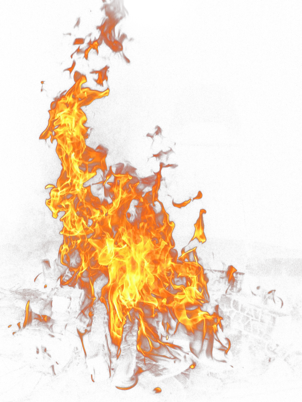 Fire transparent PNG image