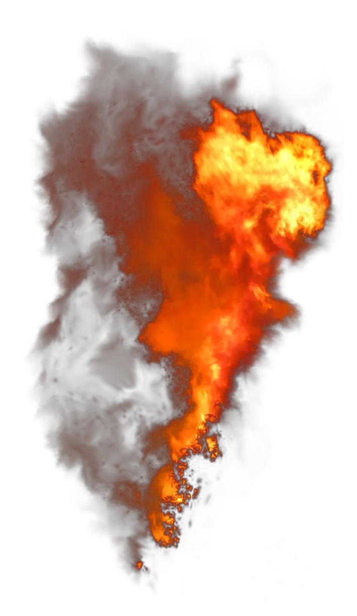 Fire transparent PNG image
