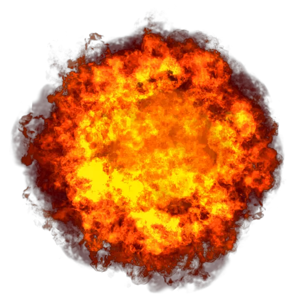 Fire transparent PNG image