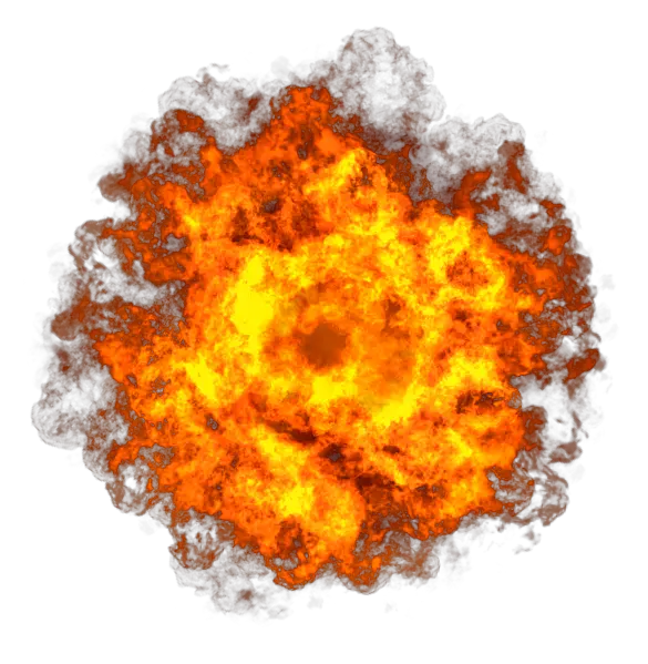 Fire transparent PNG image